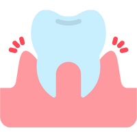 Gum infection icon